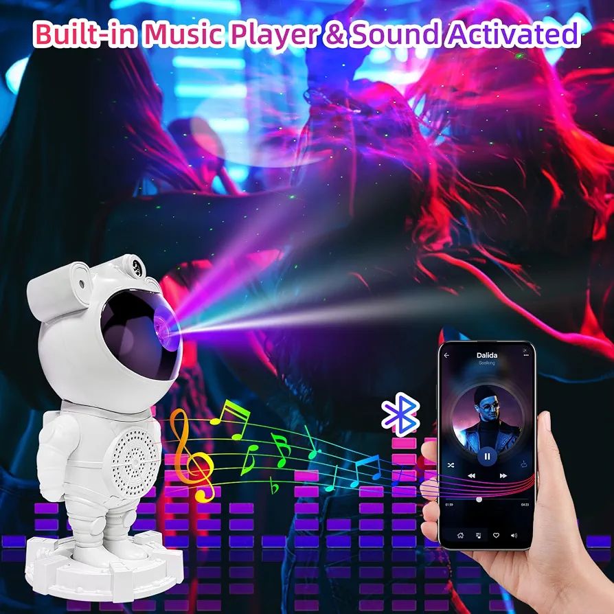 Mini Astronaut Galaxy Projector โ Your Personal Galaxy at Home ๐โจ