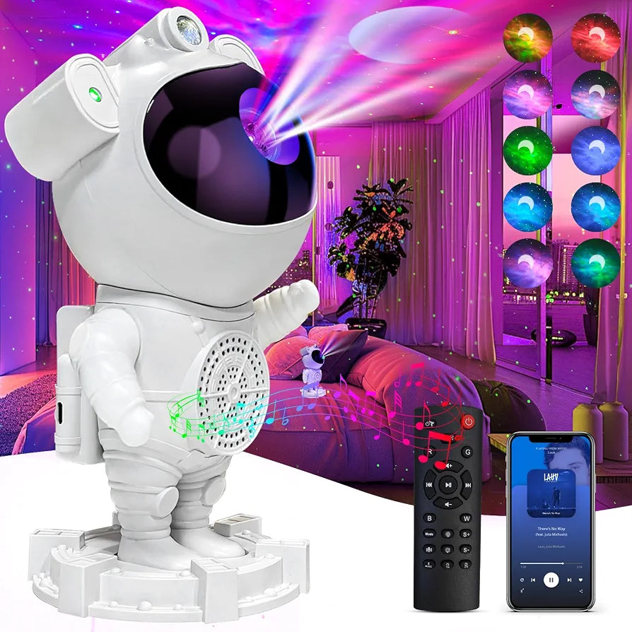 Mini Astronaut Galaxy Projector – Your Personal Galaxy at Home 🌌✨
